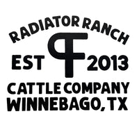 Thumbnail for Small PF Radiator Ranch Peel Away Black Decal