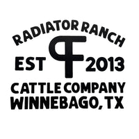 Thumbnail for Large PF Radiator Ranch Peel Away Black Decal