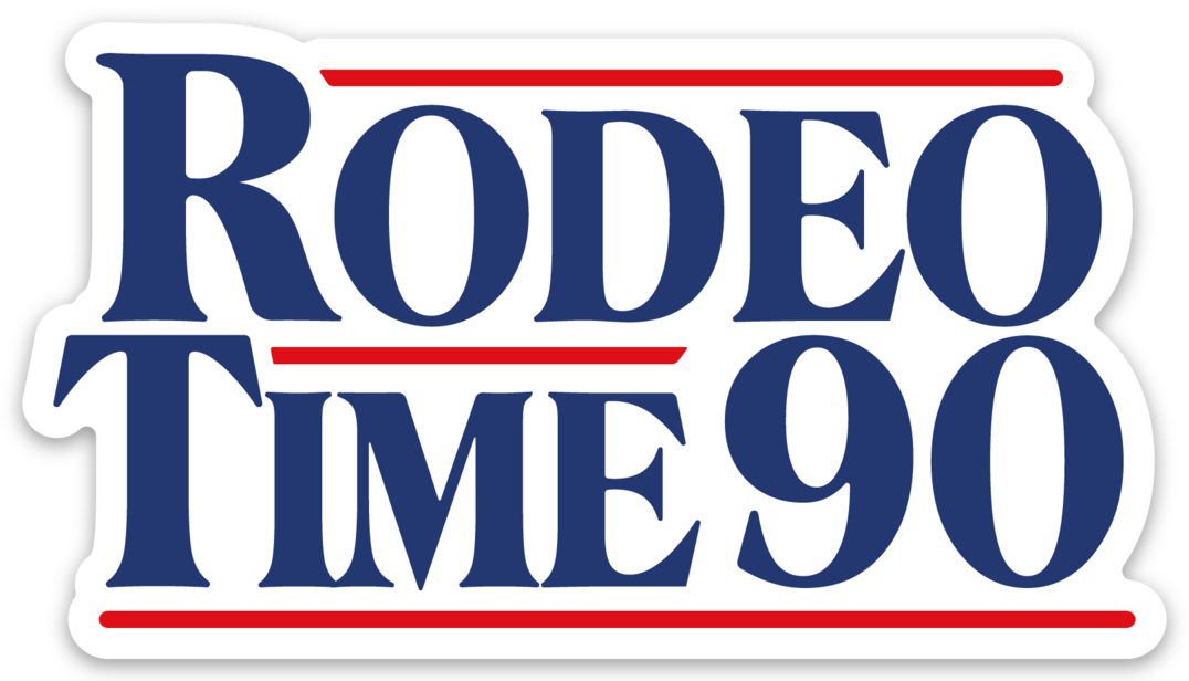 Rodeo Time 90 Decal