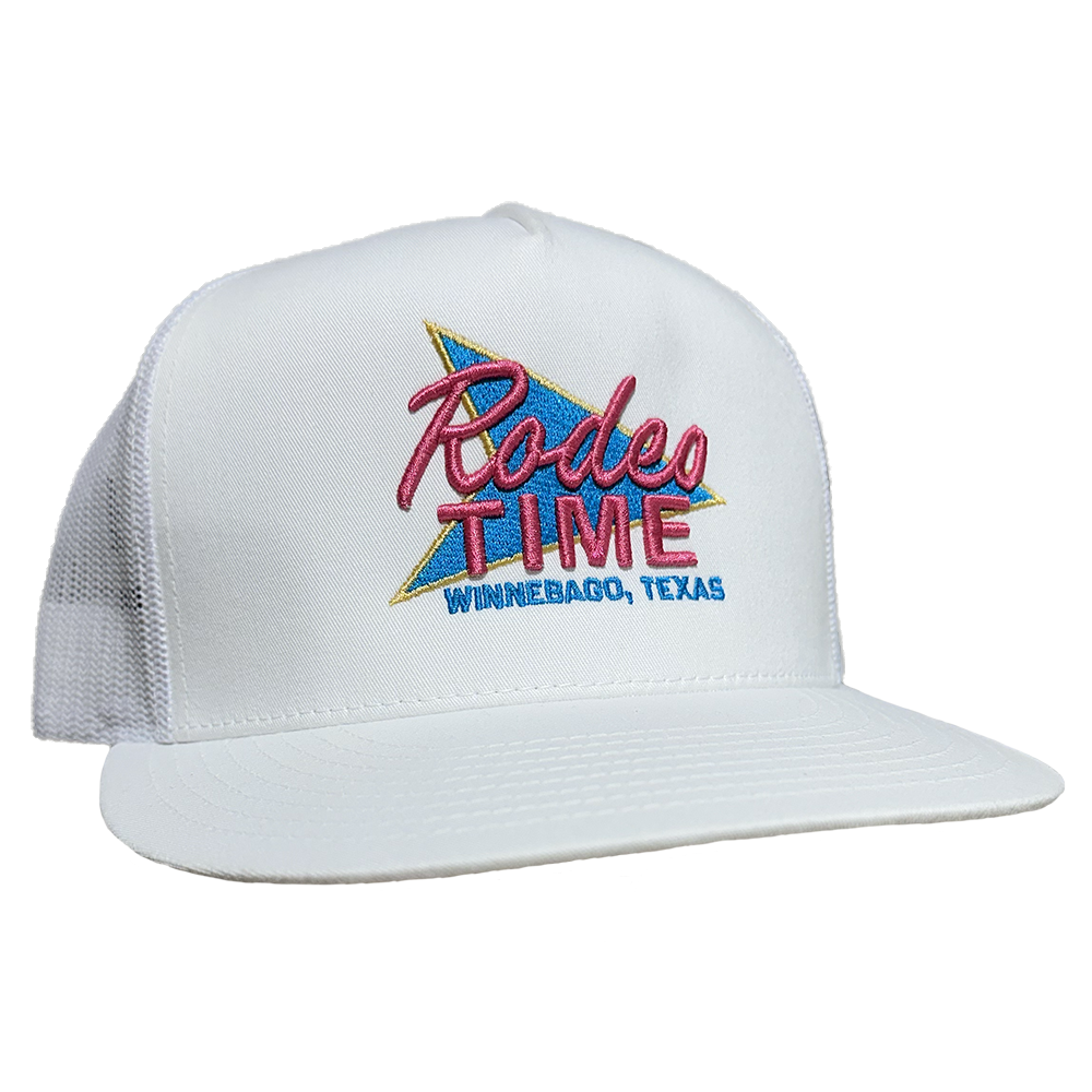 Rodeo Time Neon White Cap