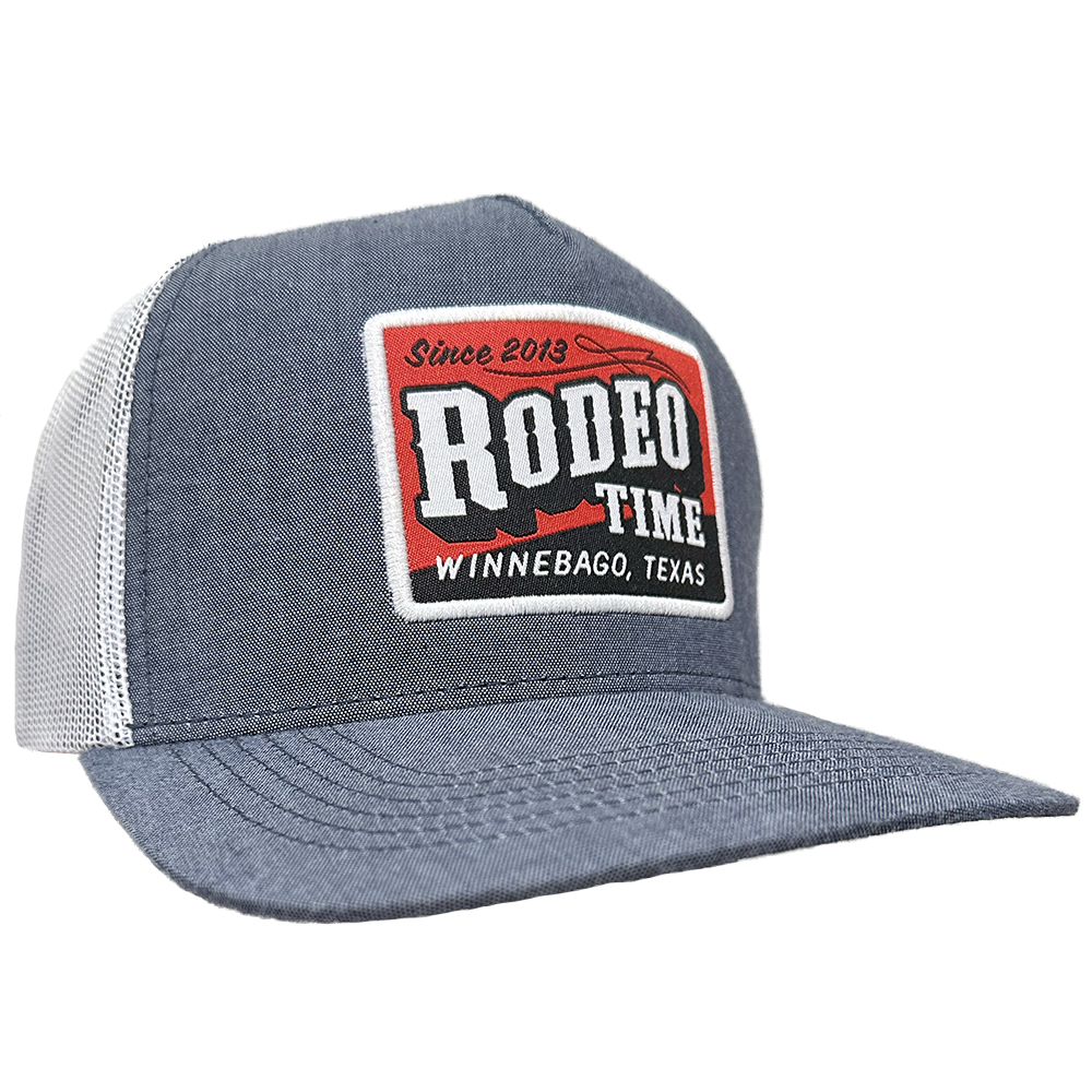 Rodeo Time Red/Black Patch Cap
