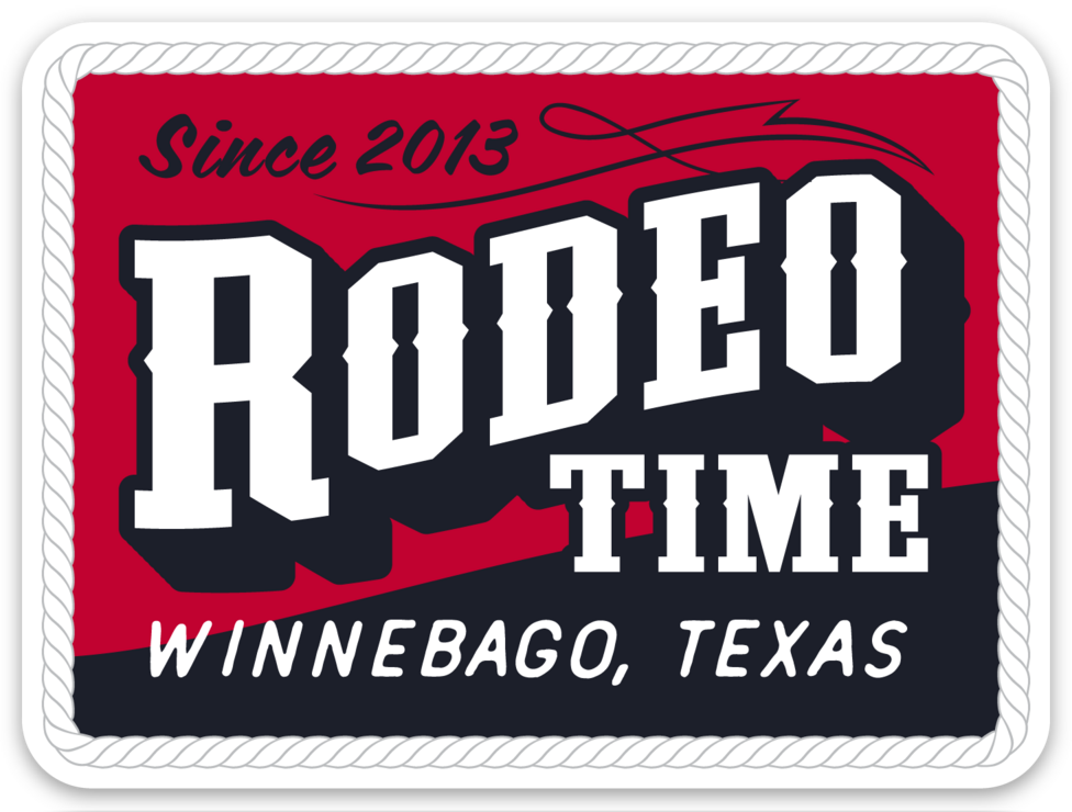 Rodeo Time Saloon Decal