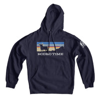 Thumbnail for Rodeo Time Sunset Navy Hoodie