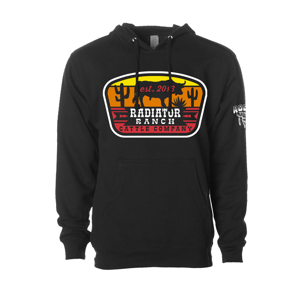 Sunset Bull Hoodie