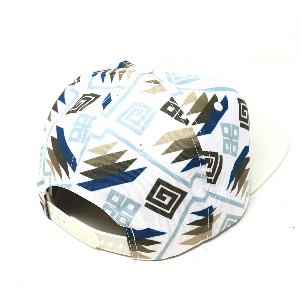 *PRESALE* White Aztec Skull Cap