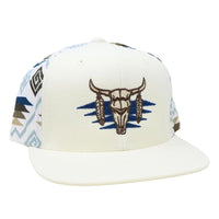 Thumbnail for *PRESALE* White Aztec Skull Cap