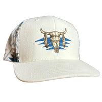 Thumbnail for *PRESALE* White Aztec Skull Cap