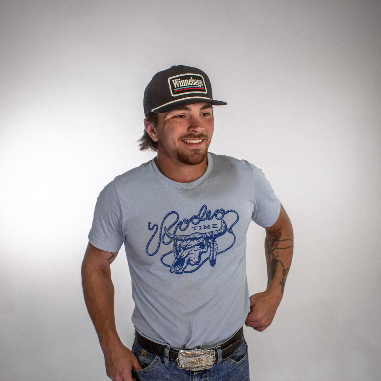Black Winnebago Hammer Down Cap