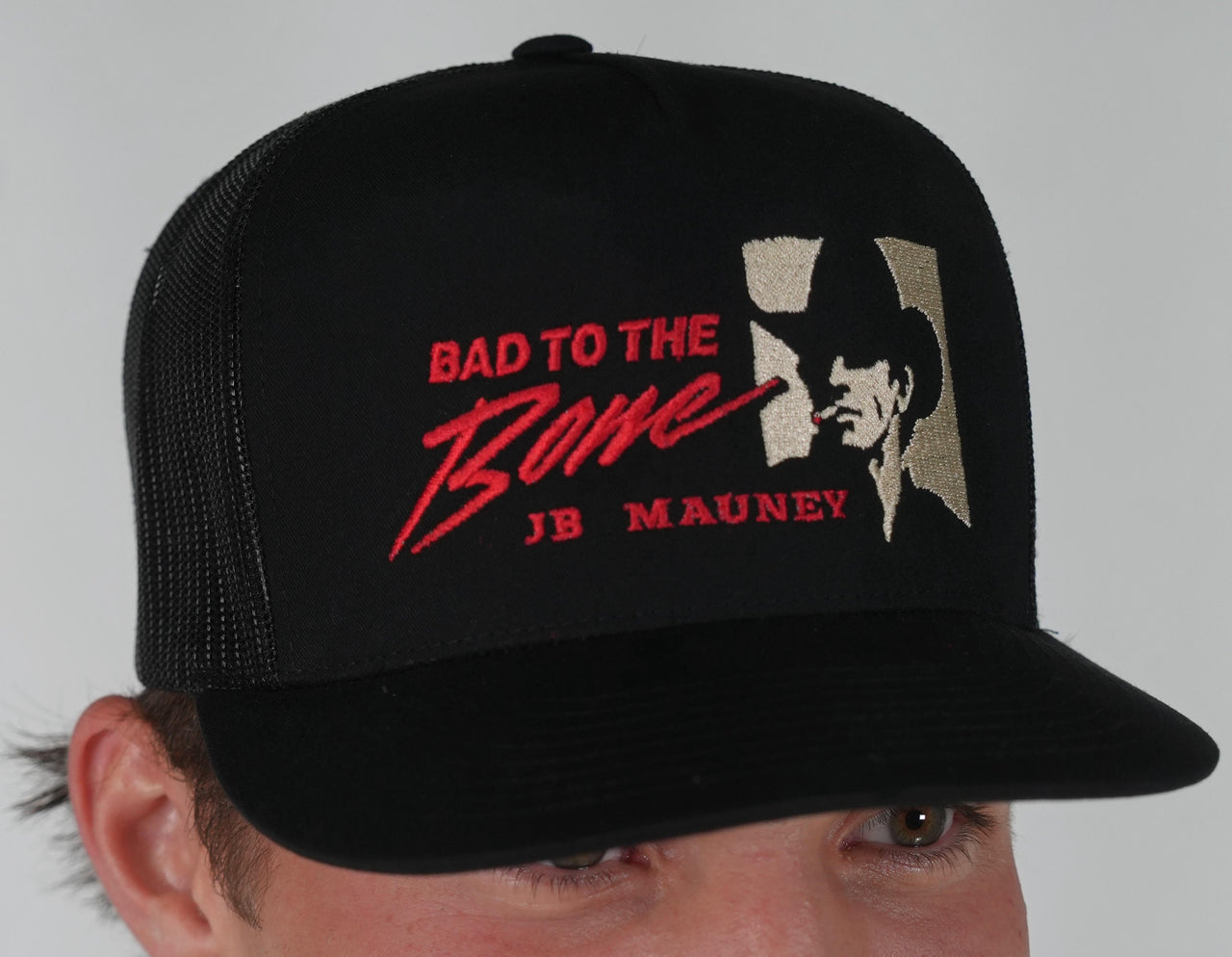 JB Bad to the Bone Black Meshback