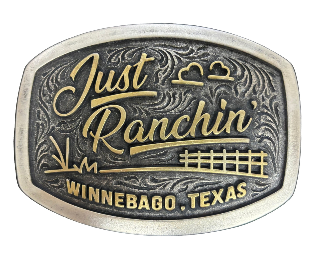 Montana Silversmith Just Ranchin' Buckle