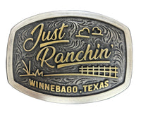 Thumbnail for Montana Silversmith Just Ranchin' Buckle