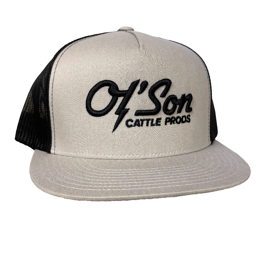 Ol' Son Cattle Prods Grey & Black Meshback