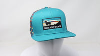 Sunset Santa Fe Back/Teal Flatbill