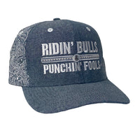 Thumbnail for Ridin' Bulls Punchin' Fools Light Denim Paisley