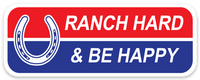 Thumbnail for Ranch Hard Be Happy Decal