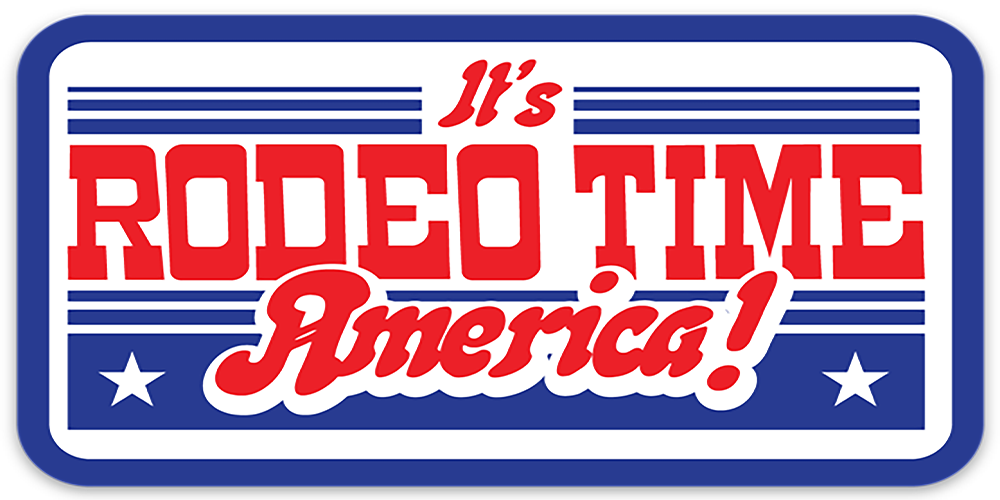 It's Rodeo Time America Decal