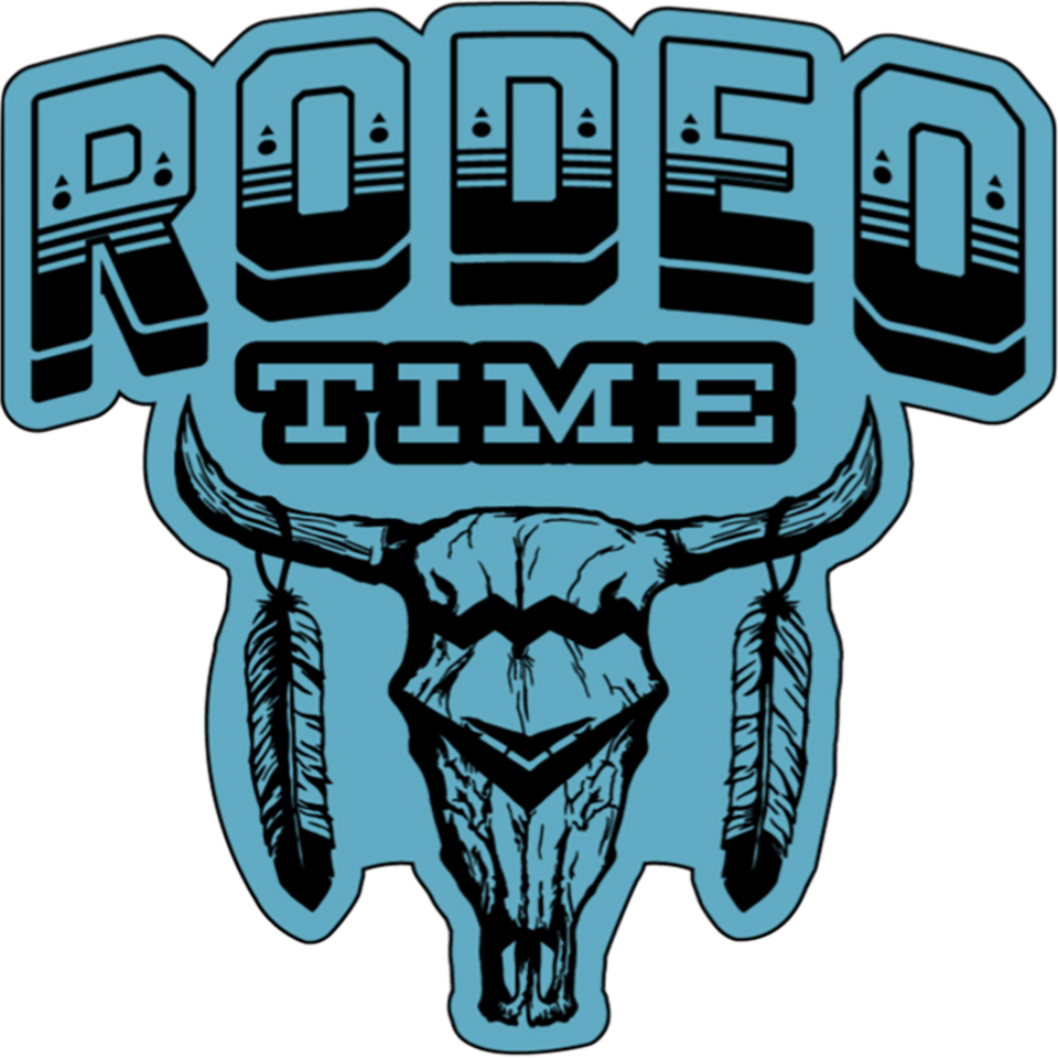 その他 Rodeo Boy III Rodeo Time Skull Decal