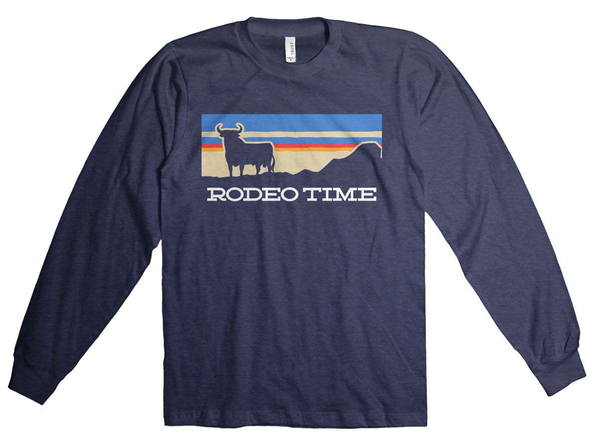 Sunset Navy Long Sleeve T