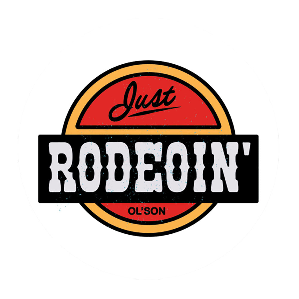 Just Rodeoin' Circle Decal