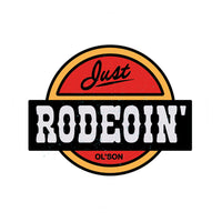 Thumbnail for Just Rodeoin' Circle Decal