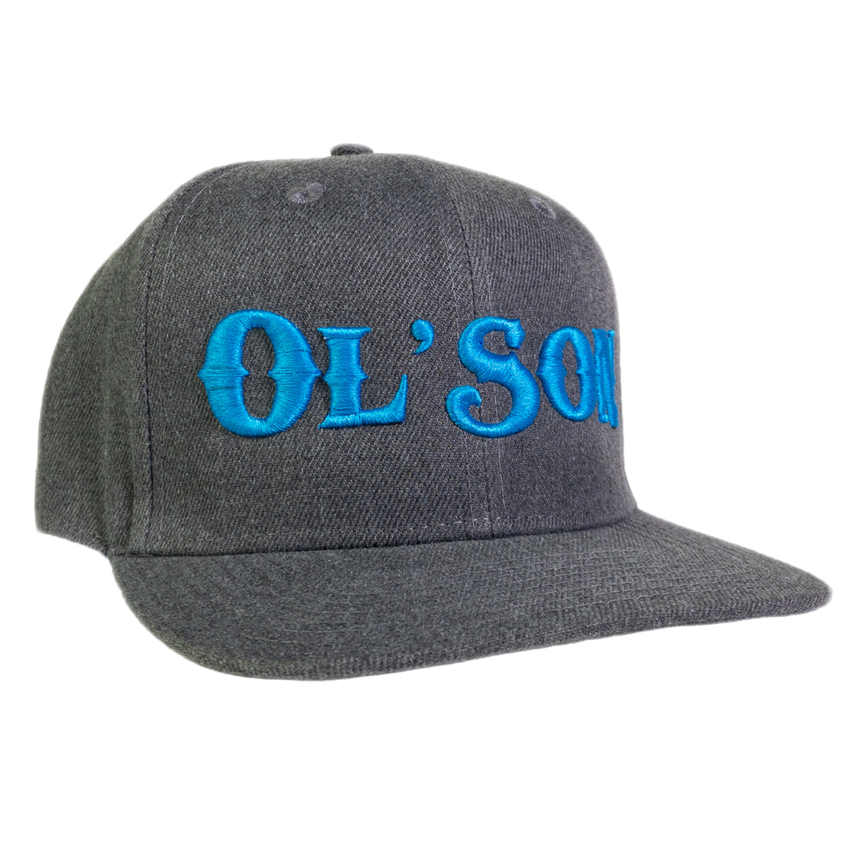 Ol' Son Dark Heather & Blue Flatbill