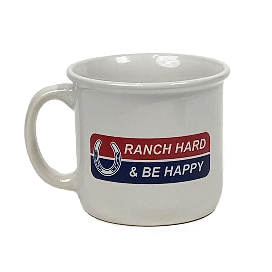 Ranch Hard Be Happy Campfire Mug